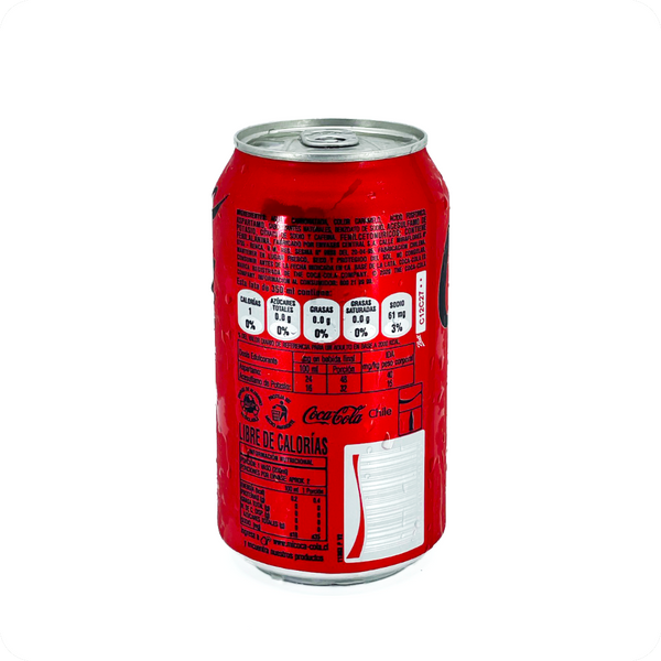k. Coca Cola Zero 350 c.c.