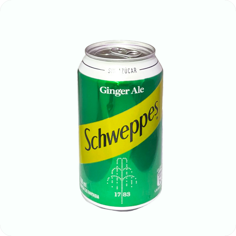 k. Schweppes Ginger Ale Zero 350 c.c.